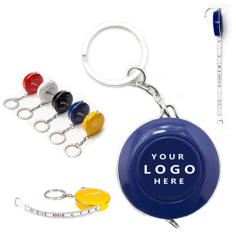 Automatic Retractable Tape Measure Keychain