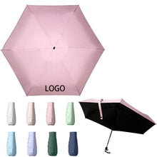 Mini Fold Umbrella Sunshade Compact Portable