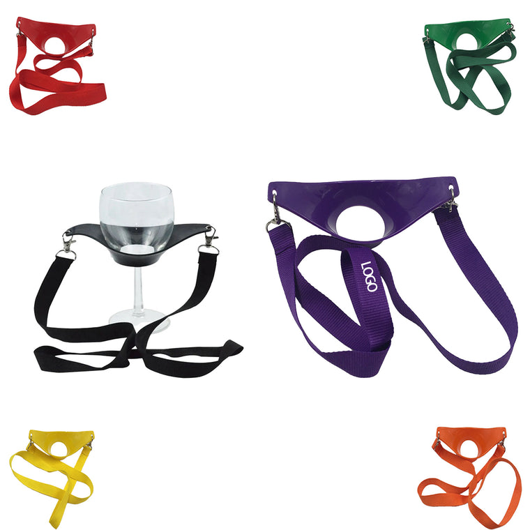 Red Wine Glass Holder with Lanyard