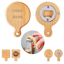 Wooden Magnetic Bottle Opener Fridge Magnet