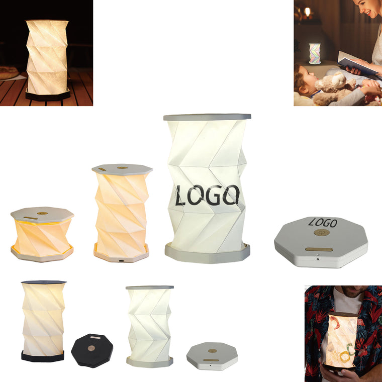 LED Rotating Folding Paper Lamp