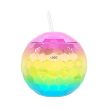 18oz Electroplated Disco Ball Cup