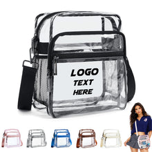 Clear PVC Crossbody Stadium Bag