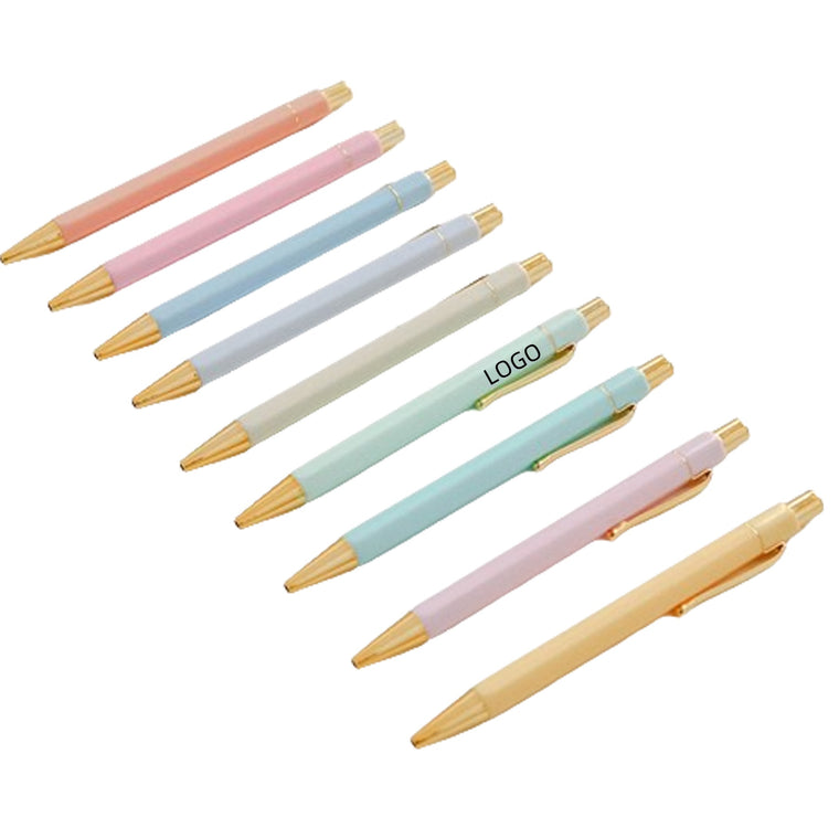 Gold Plated Hex Ink Signature Ballpoint Pen