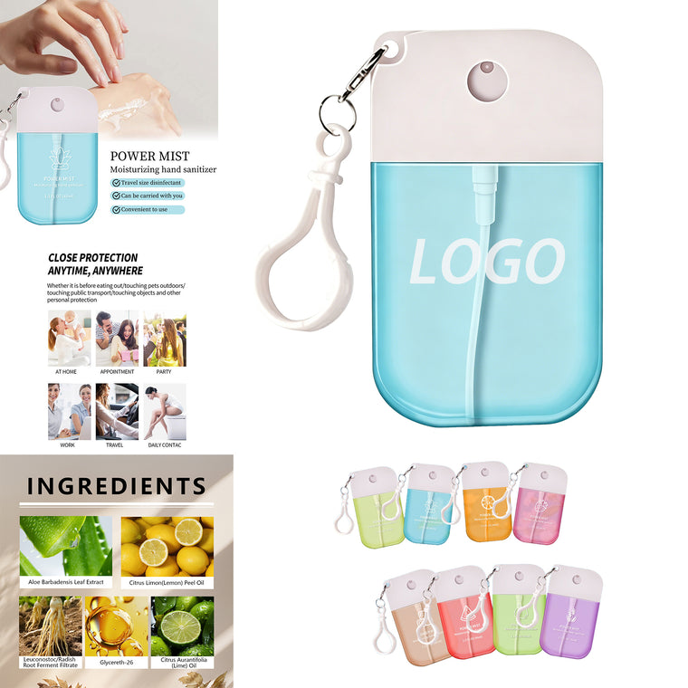 Portable Carabiner Card Hand Sanitizer (1.3 Fl. Oz.)