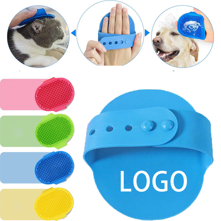 Pet Grooming Brush Glove Massage Cleaning Bath Brush