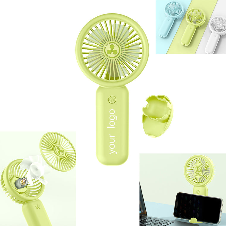 Handheld Fan with Phone Stand