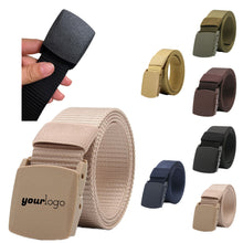 Breathable Plastic Buckle Canvas Belt