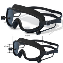 Large Frame Swimming Goggles With Earplugs