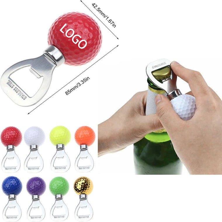 Golf Ball Shaped Bottle Opener