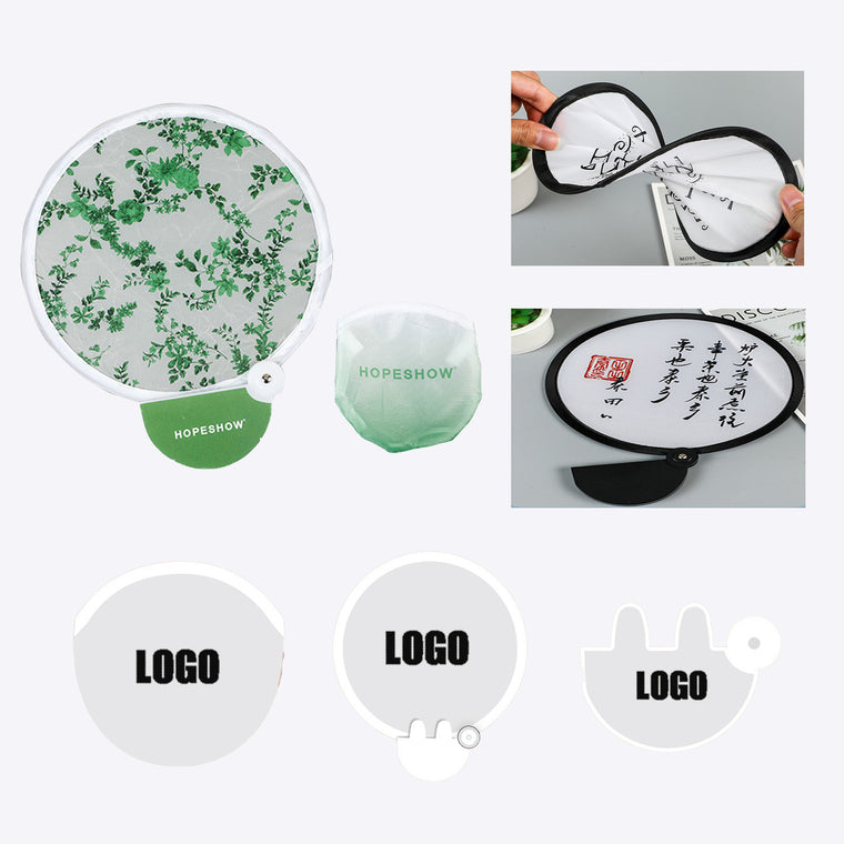 Compact Folding Fan With Storage Pouch