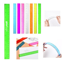 30cm Colored Transparent Plastic Ruler