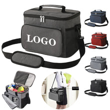 10L Insulated Lunch Cooler Bag with Pockets & Shoulder Strap