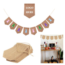 8 Flags Jute Party Decorating Pennant Banner