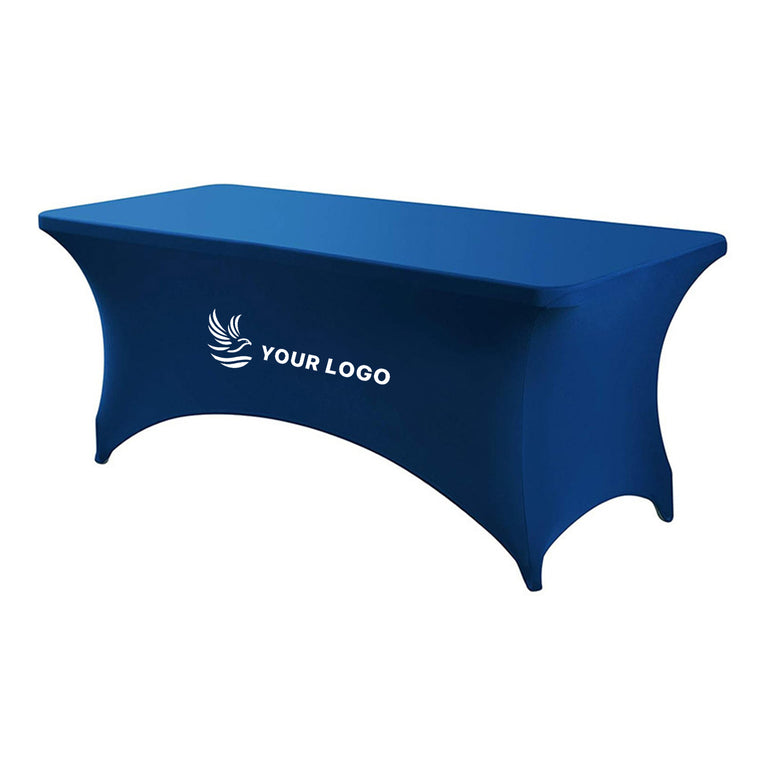 6Ft Full Color Spandex Fitted Table Cover