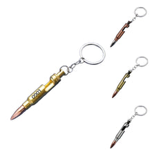 Bullet-Shaped Bottle Opener Keychain