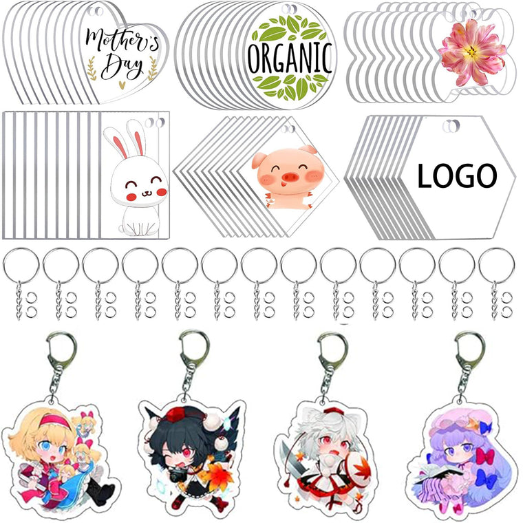 Arbitrary Shape Acrylic Keychain