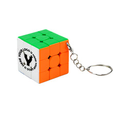 3X3 Mini Puzzle Cube W/Key Ring