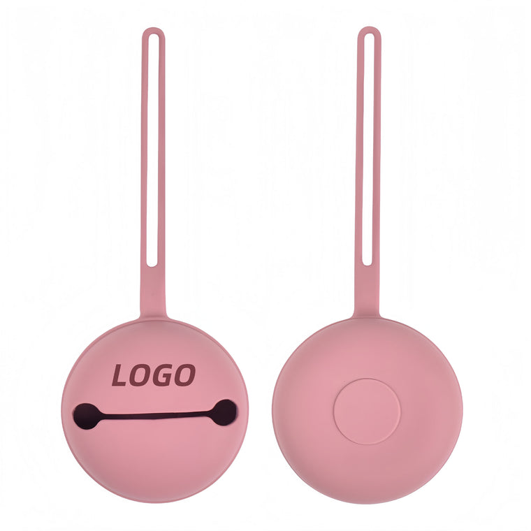 Food Grade Silicone Portable Pacifier Organizer with Lanyard