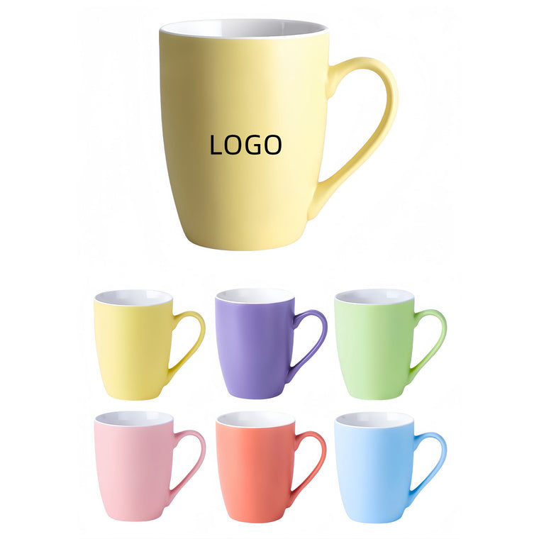11oz Minimalist Ceramic Drum Shaped Cup