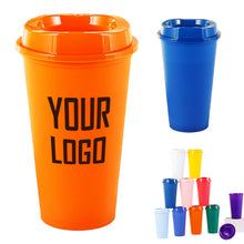 16 Oz Simple Plastic Straight Drinking Mug