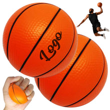 Custom 2 Inch Soft Pu Foam Basketball Stress Ball