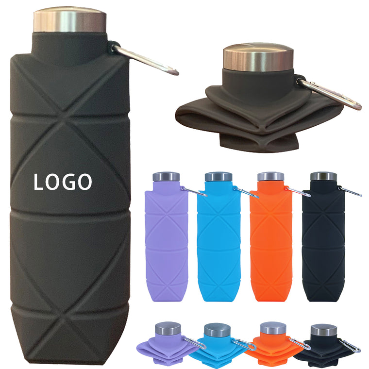 Lightweight Silicone Folding Sport Water Bottle