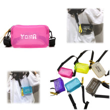 Candy Colored Transparent Bag Small Square Bag