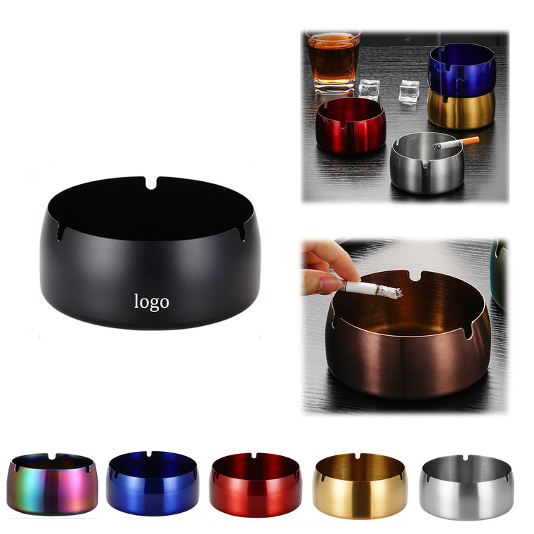 Windproof Stainless Steel Ashtray