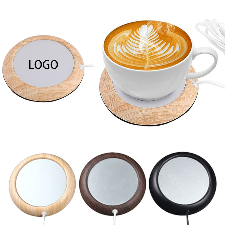 Round Desktop Usb Cup Warmer Coffee Mug Warmer For Office