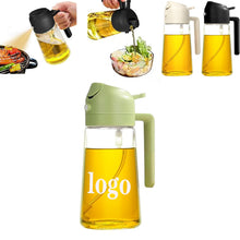 2 In 1 Olive Oil Dispenser Bottle For Kitchen-16Oz