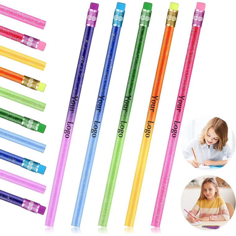 Color Changing Mood Metallic Glitter Pencil With Eraser