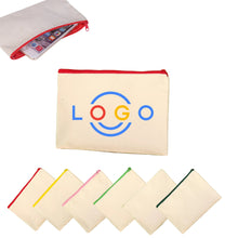Multifunctional Canvas Pencil Pouch & Cosmetic Organizer
