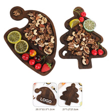 Wooden Christmas Tree Hat Tray