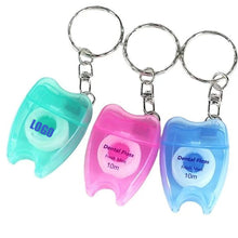 Tooth Shape Dental Floss Keychain