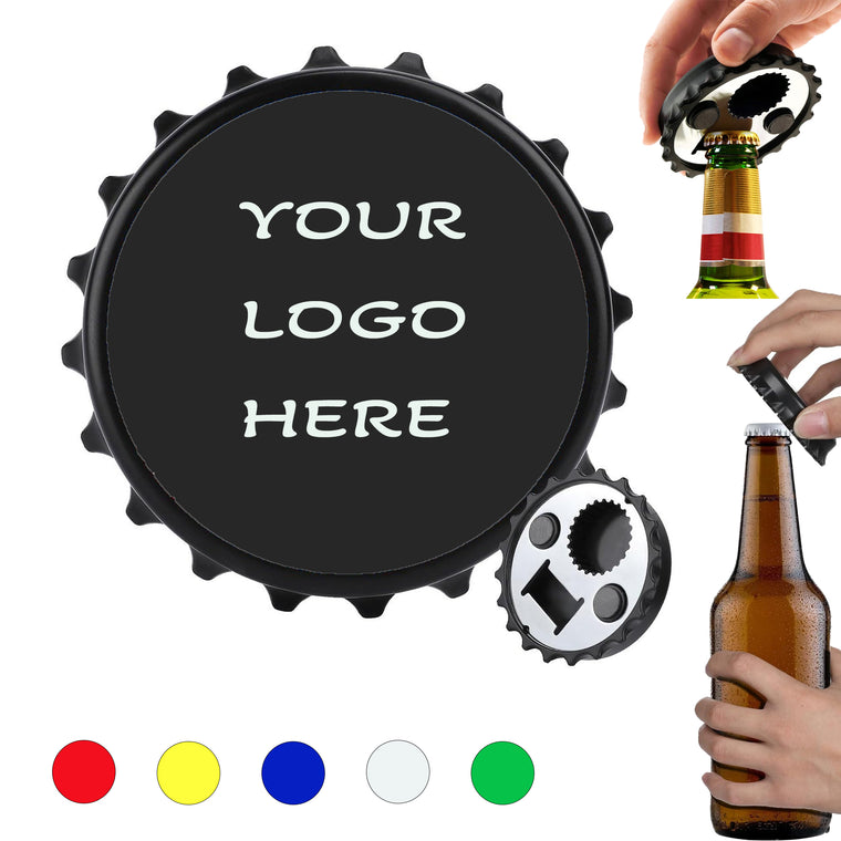 Beer Cap Portable Fridge Magnetic Sticker Bottle Opener