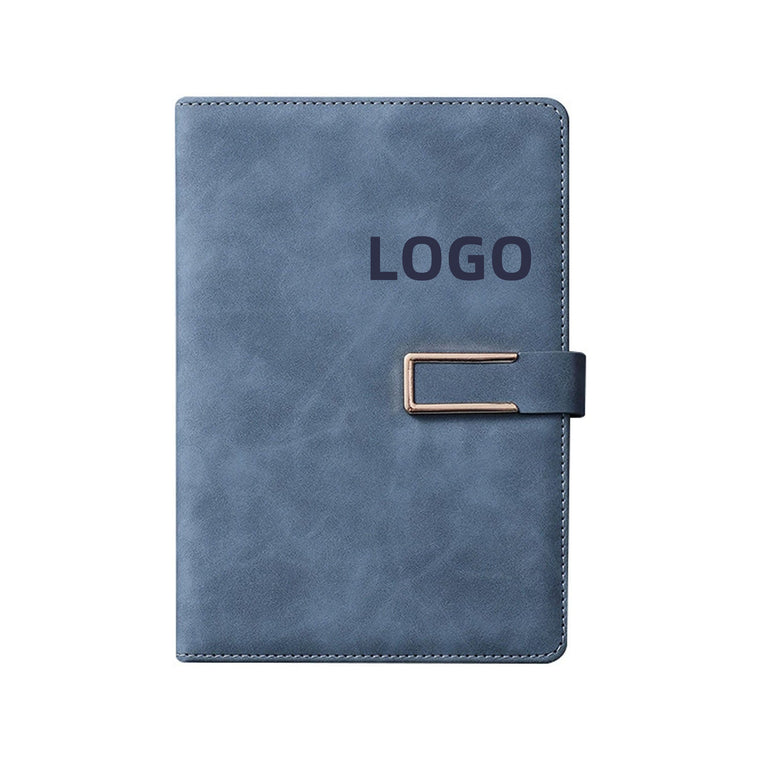 A5 PU Business Notebook Fashion Notebook Metal Notebook