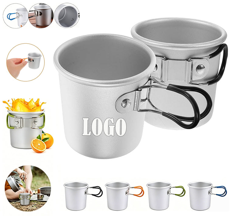 Outdoor Camping Collapsible Aluminum Cup