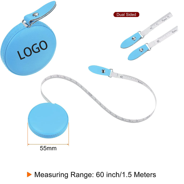 Round Pu Leather Tape Measure