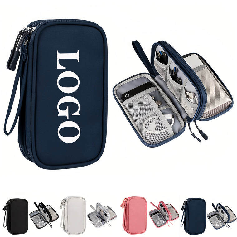 Oxford Dual Layer Cable Organizer Pouch