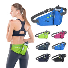 Sports Waist Pack Running Belt W/ Water Bottle Holder