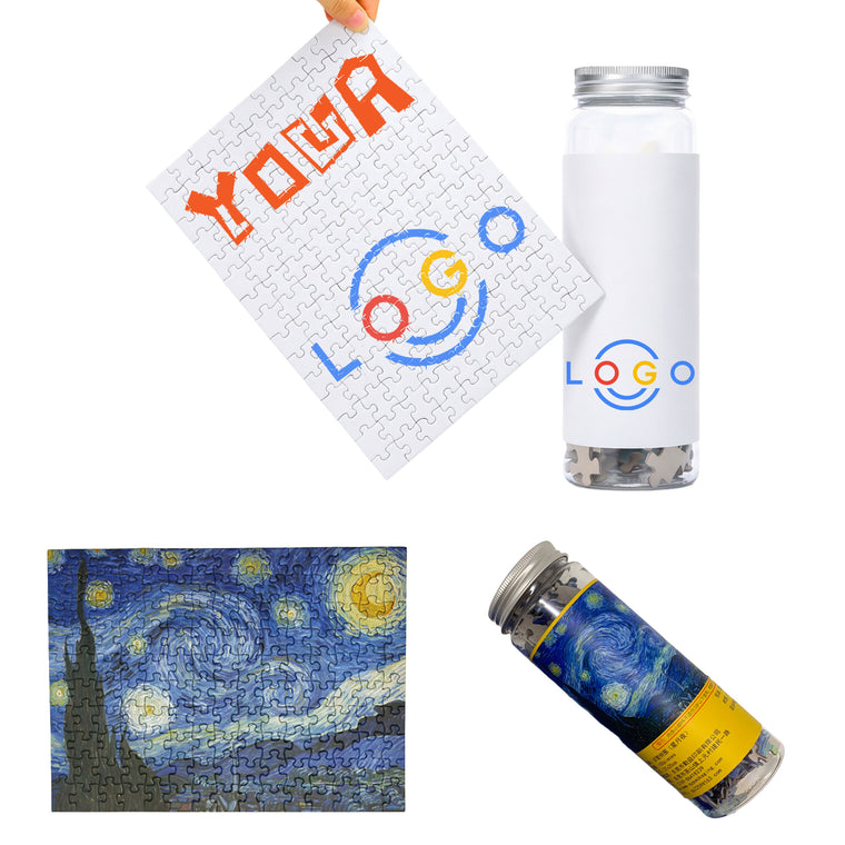 Plastic Tube Packaged 150-Piece Mini Fun Jigsaw Puzzle