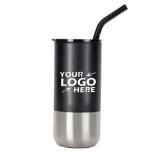 Full Color Insulated Custom Tumbler w/ Straw - 16 oz.