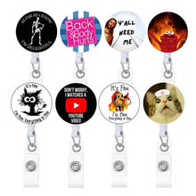 Custom Shaped Retractable Id Holder