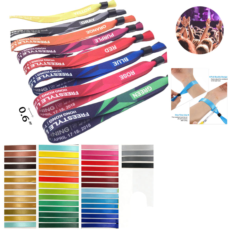 Adjustable Cloth Wristbands
