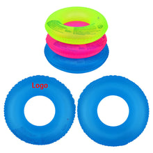 Summer Beach Pool Fluorescent Inflatable Swimming Ring