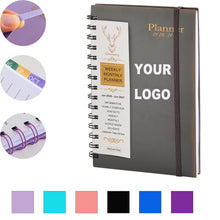 A5 Size Coil Elastic Strap Colorful Notebook