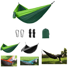 Outdoor Leisure Single Double Nylon Hammock
