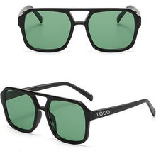 Square Aviator Sunglasses Women Men Vintage Rectangle