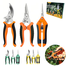 3-Pack Stainless Steel Pruning Shears